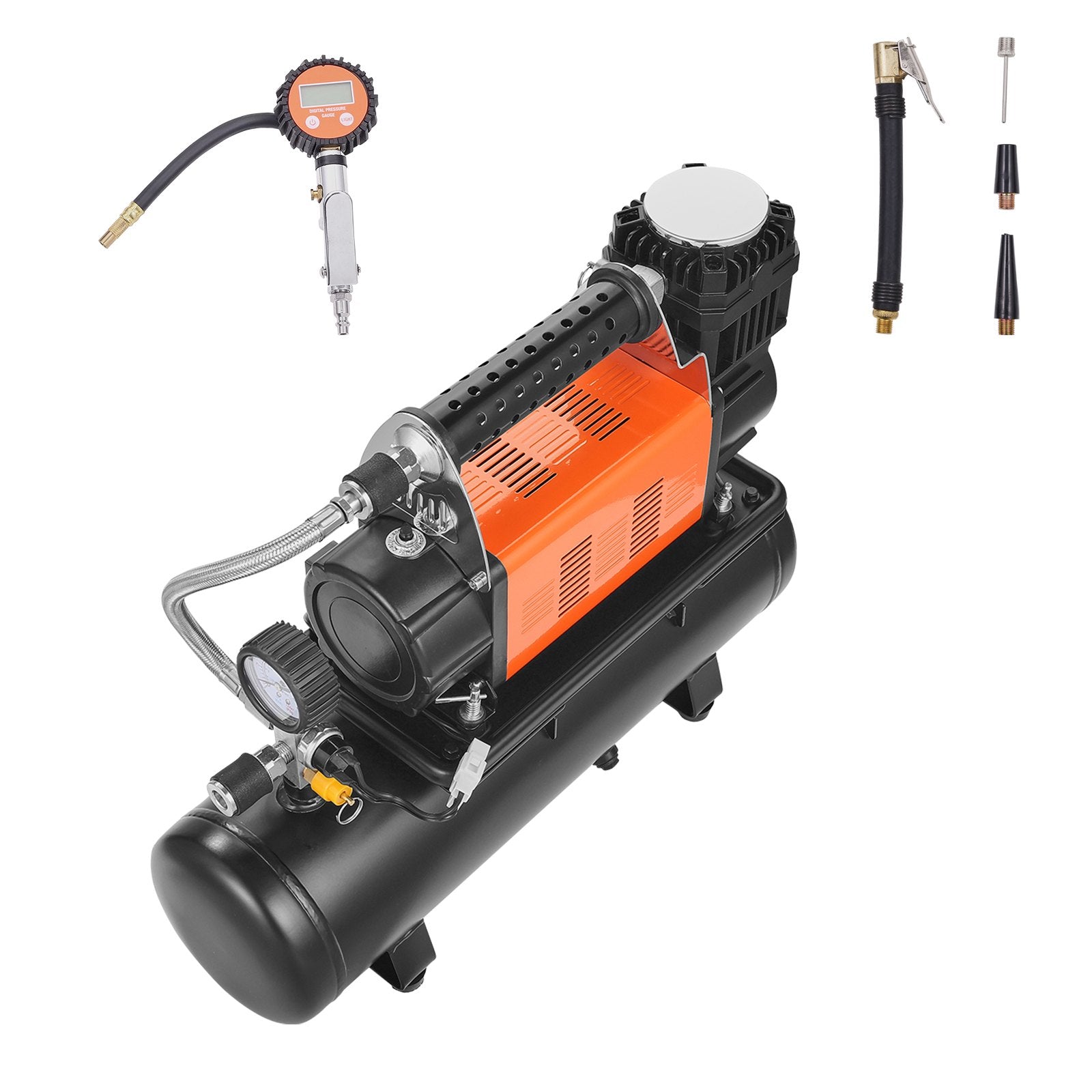 Vevor Portable Tire Inflator 150 PSI Air Compressor & 6L