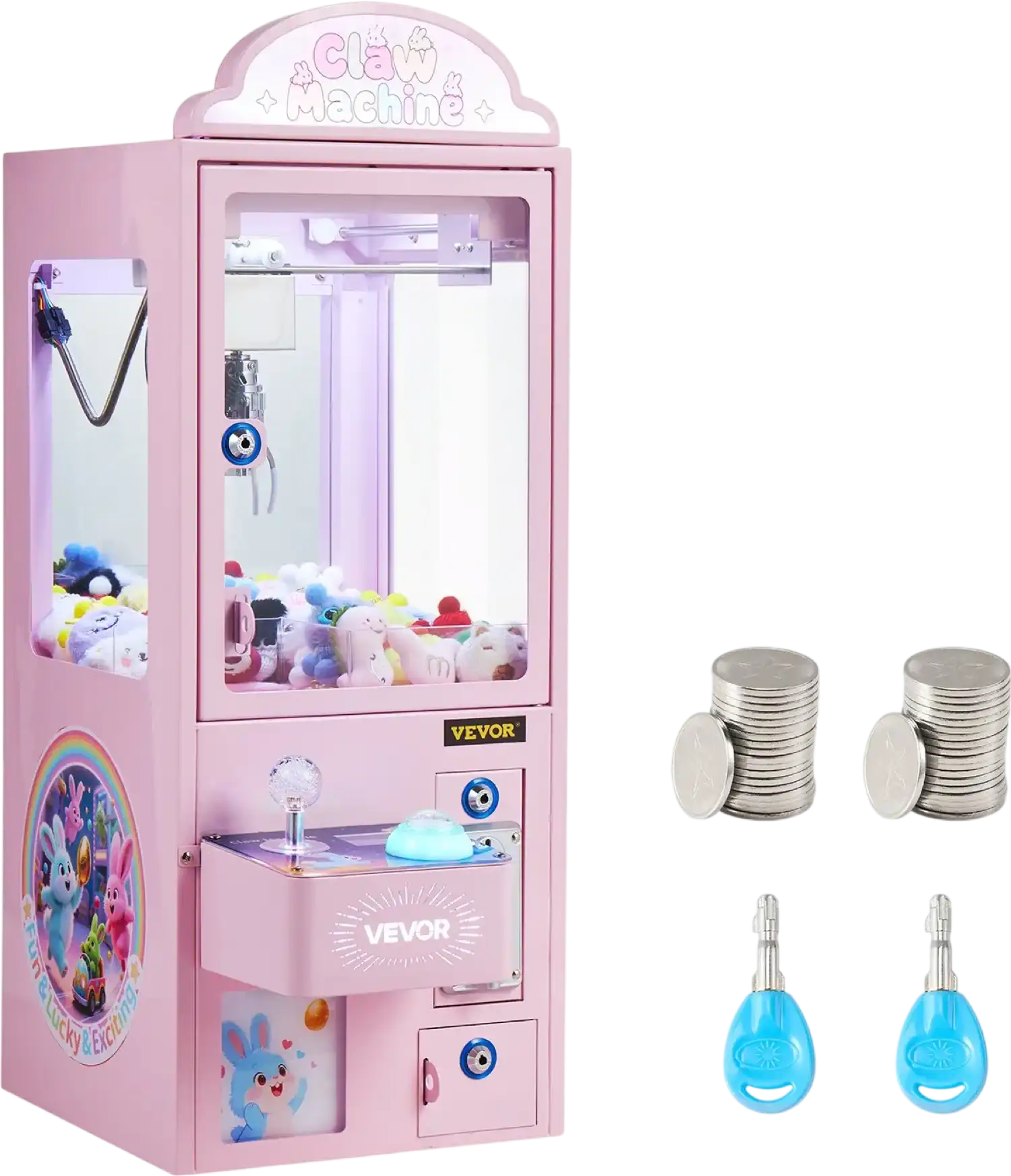 Vevor Claw Crane Machine with Adjustable Precision Grip 30W New