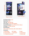 Vevor Claw Crane Arcade Machine Clip Type with Adjustable Difficulty 60W New