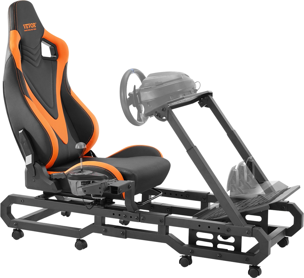 Seat Pvc Sim Rig Plans Vevor Heavy Duty Racing Wheel Stand With