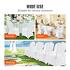 Vevor Universal Fitted Chair Covers Stretch Spandex 150pcs White New