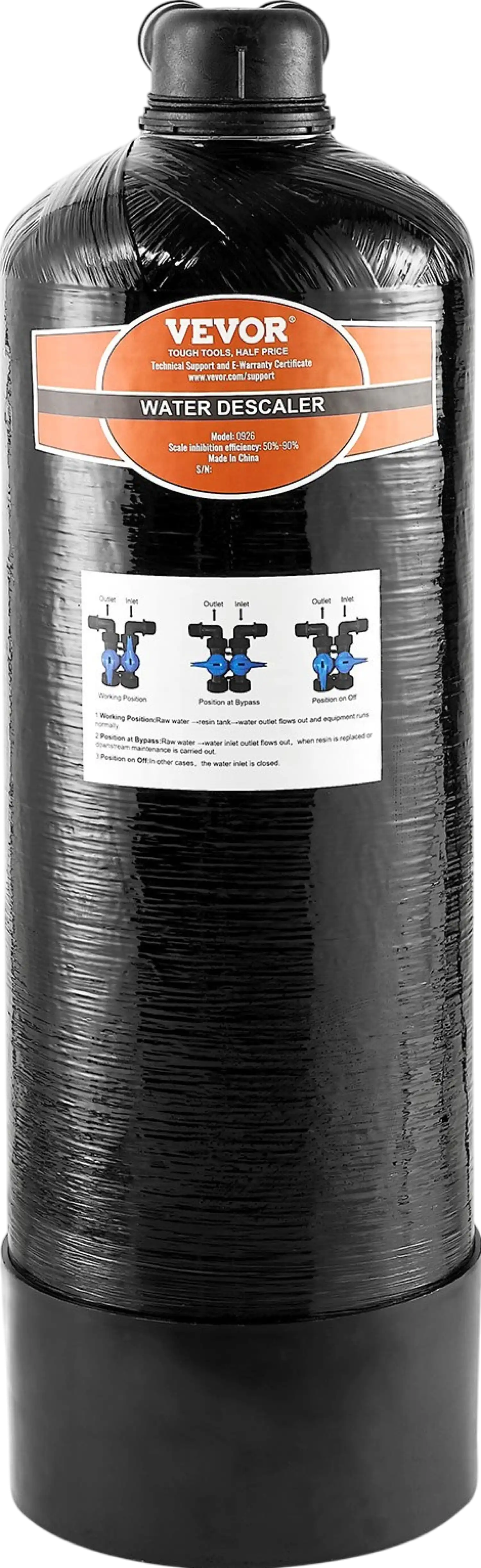 Vevor Salt Free Water Descaler System 7 GPM For Whole House 2-3 Person Family New