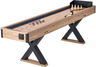 Vevor Shuffleboard Table 2 in 1 Bowling Combo Game Set 9' New