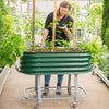 Vego Garden Elevated Rolling Self-Watering Garden Bed 2' x 4' New