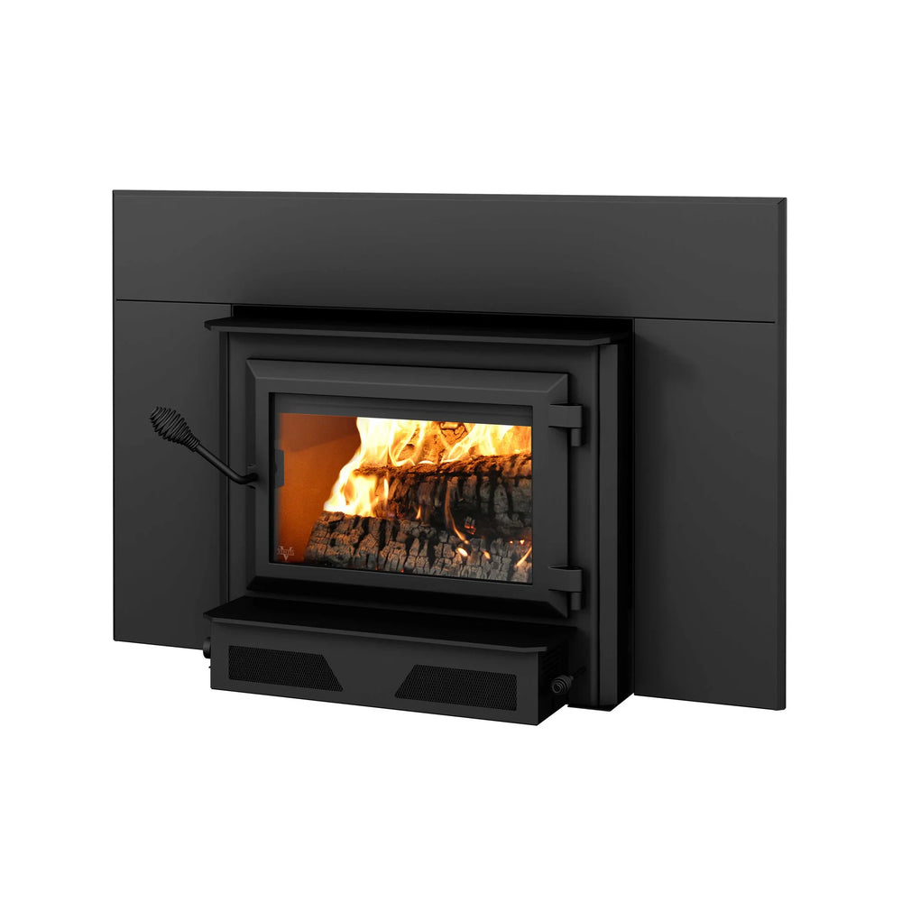 Ventis HEI350 Fireplace Insert Wood Burning with Blower 144 CFM 110,000 BTU 2,700 Sq. Ft New