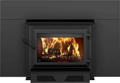 Ventis HEI350 Fireplace Insert Wood Burning with Blower 144 CFM 110,000 BTU 2,700 Sq. Ft New