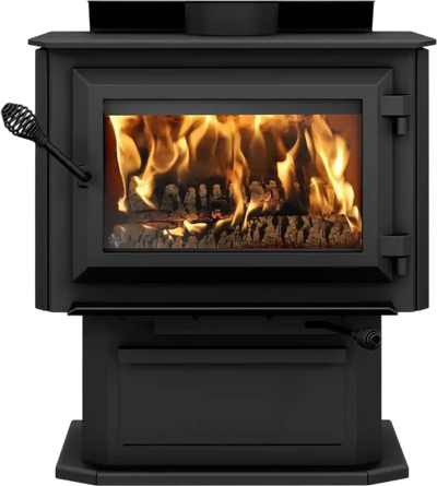 Ventis HES170 Wood Stove Single Door 1.9 Cubic Foot 65,000 BTU 1,800 Sq. Ft New