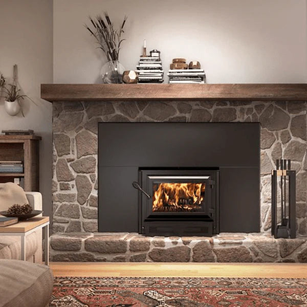 Ventis HEI170 Fireplace Insert Wood Burning with Blower 144 CFM 65,000 BTU 1,800 Sq. Ft New