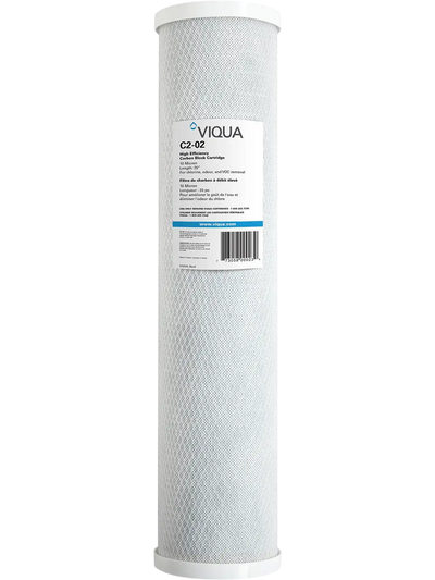 Viqua C2-02 Carbon Block Filter Cartridge 10-Micron New