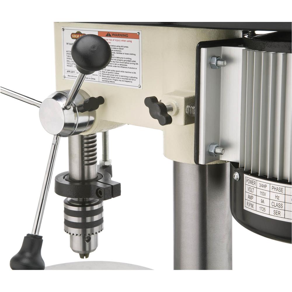 Shop Fox W1668 - 13-1/4" Benchtop Oscillating Drill Press
