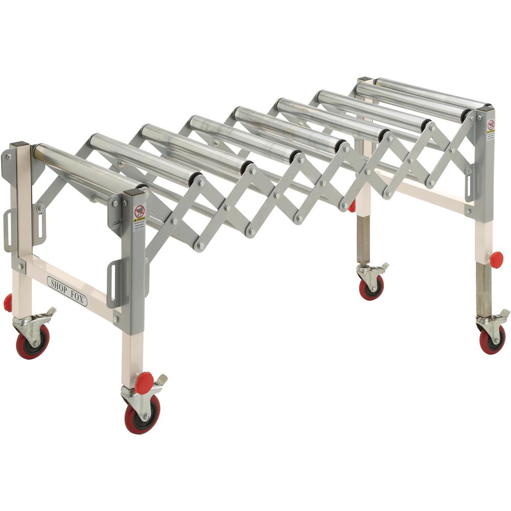 Shop Fox W1732 - Adjustable Roller Table
