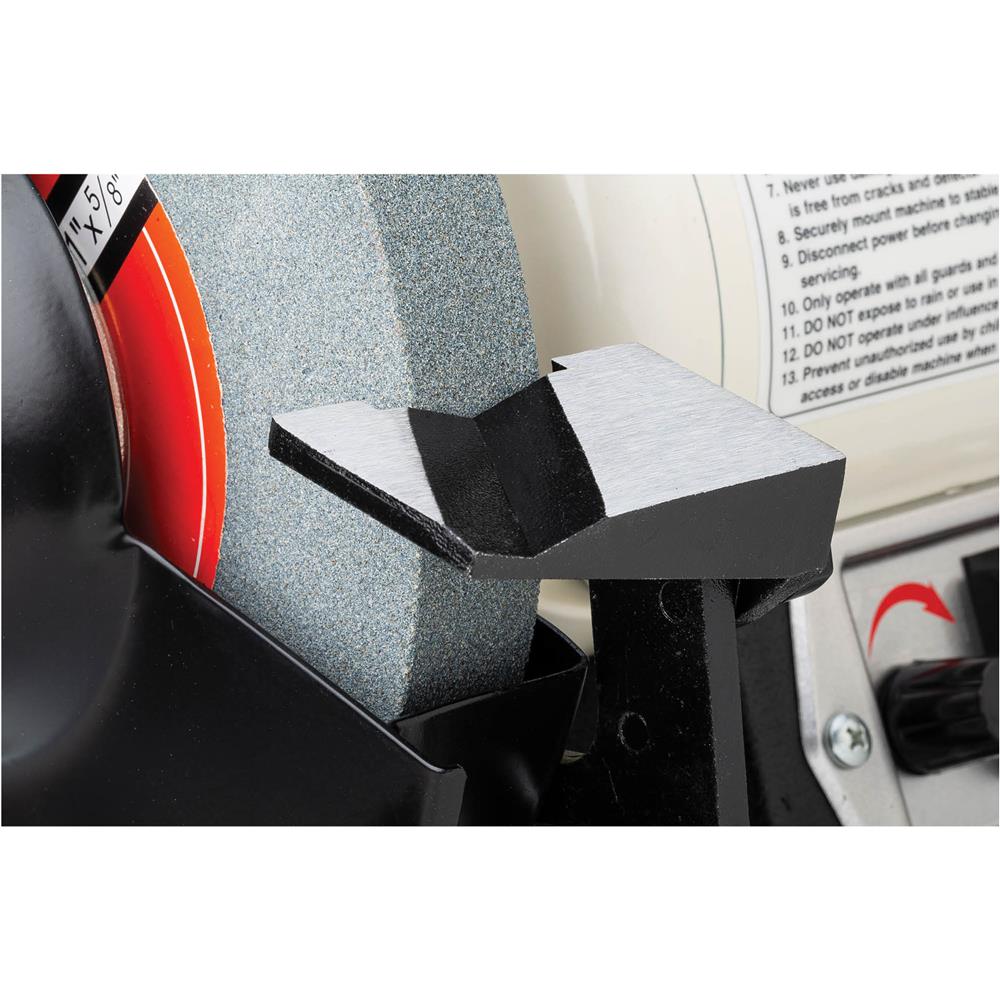 Shop Fox W1840 - 8" Variable-Speed Grinder with Work Light