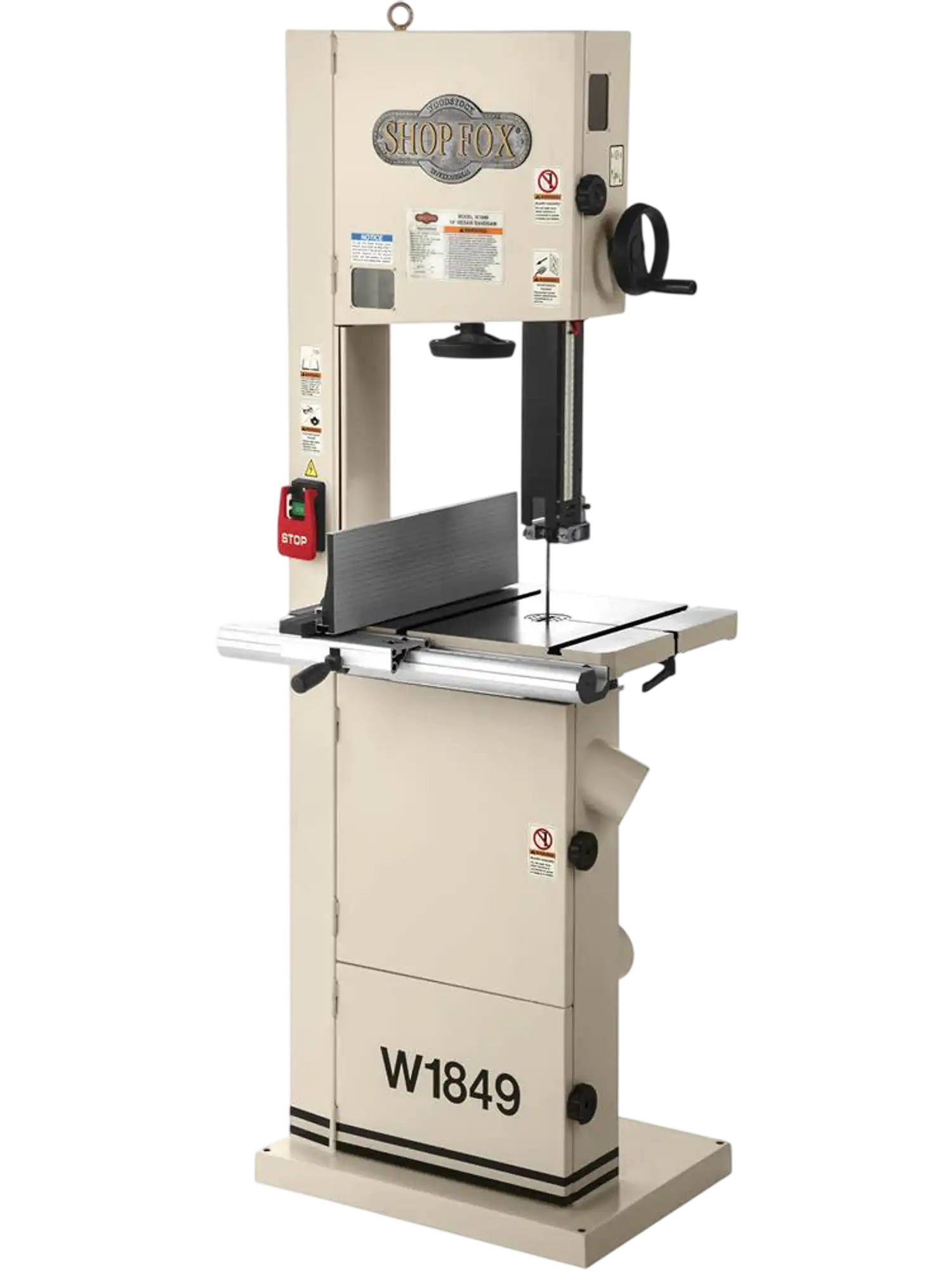 Shop Fox W1849 Vertical Wood Bandsaw 14