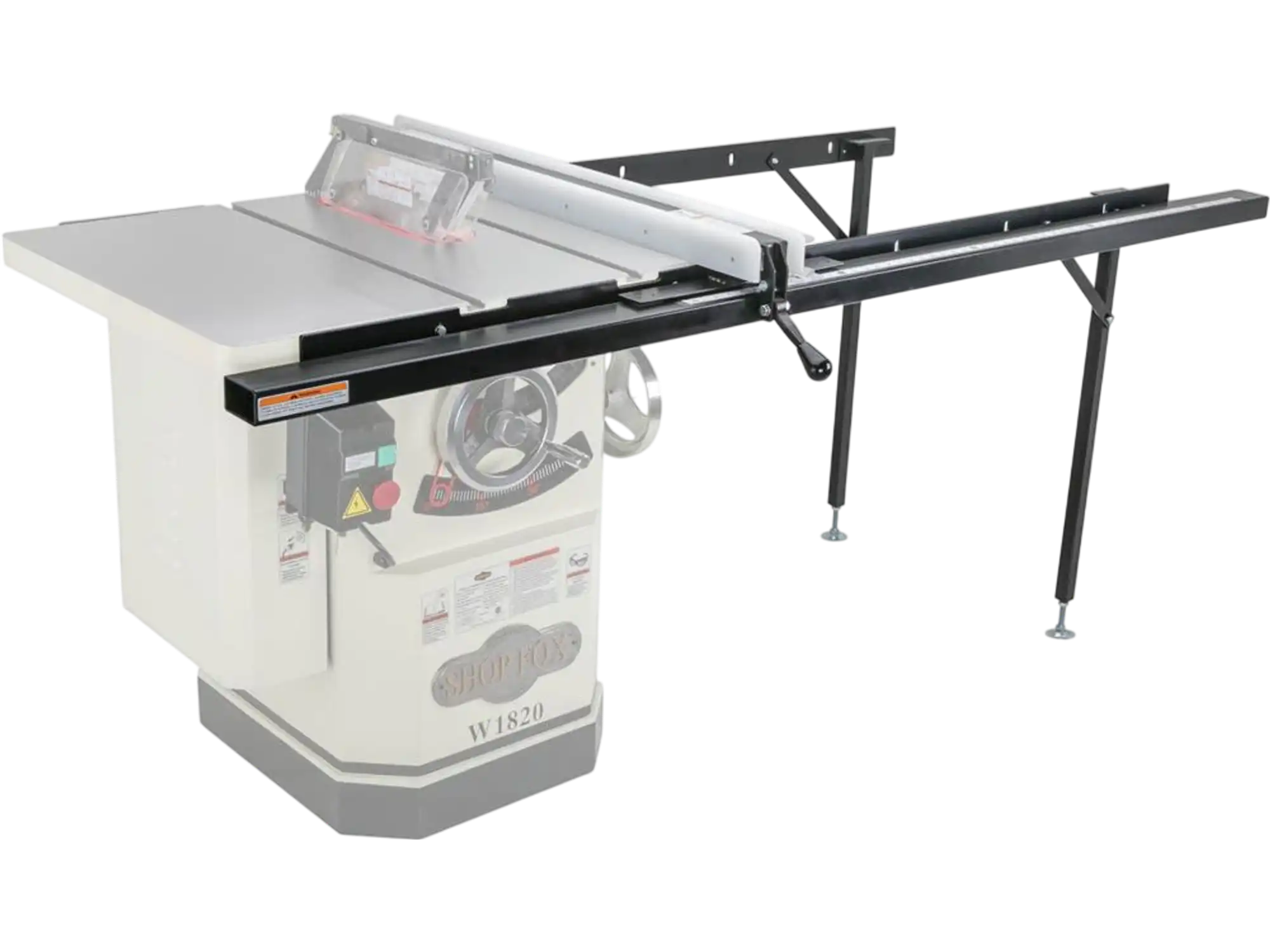 Shop Fox W2006 Table Saw Fence The Classic with 7' Rails & Legs New