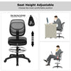 Adjustable height mid back mesh drafting office chair with ergonomic lumbar support and 360-degree swivel for comfort.