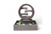 Exaco Wagon Wheel Outdoor Water Fountain 45" Tall New