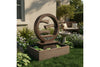 Exaco Wagon Wheel Outdoor Water Fountain 45" Tall New