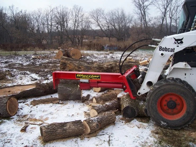 TM Warrior Log Splitter Skid Steer Attachment 30" Stroke 4" Cylinder New