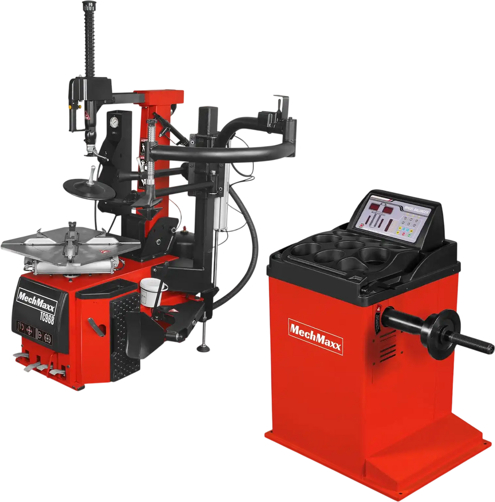 High Performance Tilt Back Tire Changer Wheel Balancer Bundle,  TC9682,  WB855
