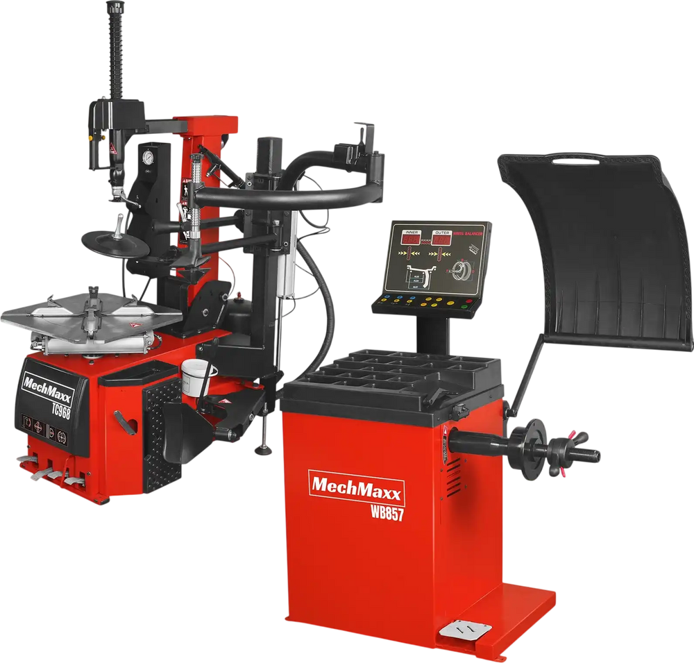High Performance Tilt Back Tire Changer Wheel Balancer Bundle,  TC9682,  WB857