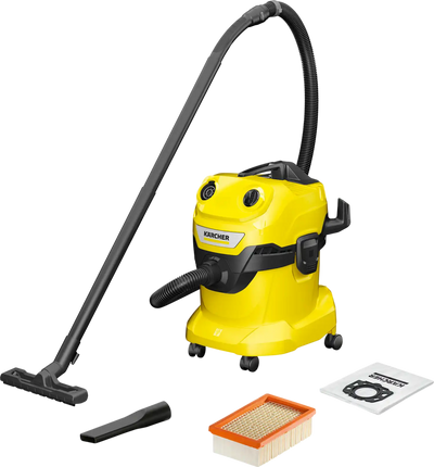 Karcher WD 4 Shop Vacuum Cleaner Wet Dry 5.3 Gal. 1100W with Blower Function New