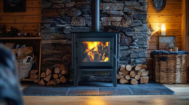 WoodPro WP-200 Wood Stove 1.89 Cu.Ft Firebox 51,000 BTU 2,600 Sq. Ft. New