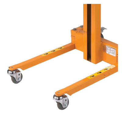 Wesco 272467 Office Winch Lift Manual 200 Lb. Load with 18" x 23" Platform 58" Lift Height New