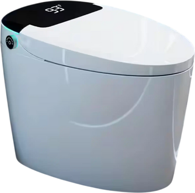 Yulika 951B Tankless Smart Toilet Elongated 1.28 GPF Bidet Heated Seat Auto Flush New