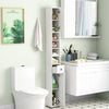 Freestanding Slim Bathroom Cabinet with Drawer and Adjustable Shelves-White - Gallery View 1 of 10
