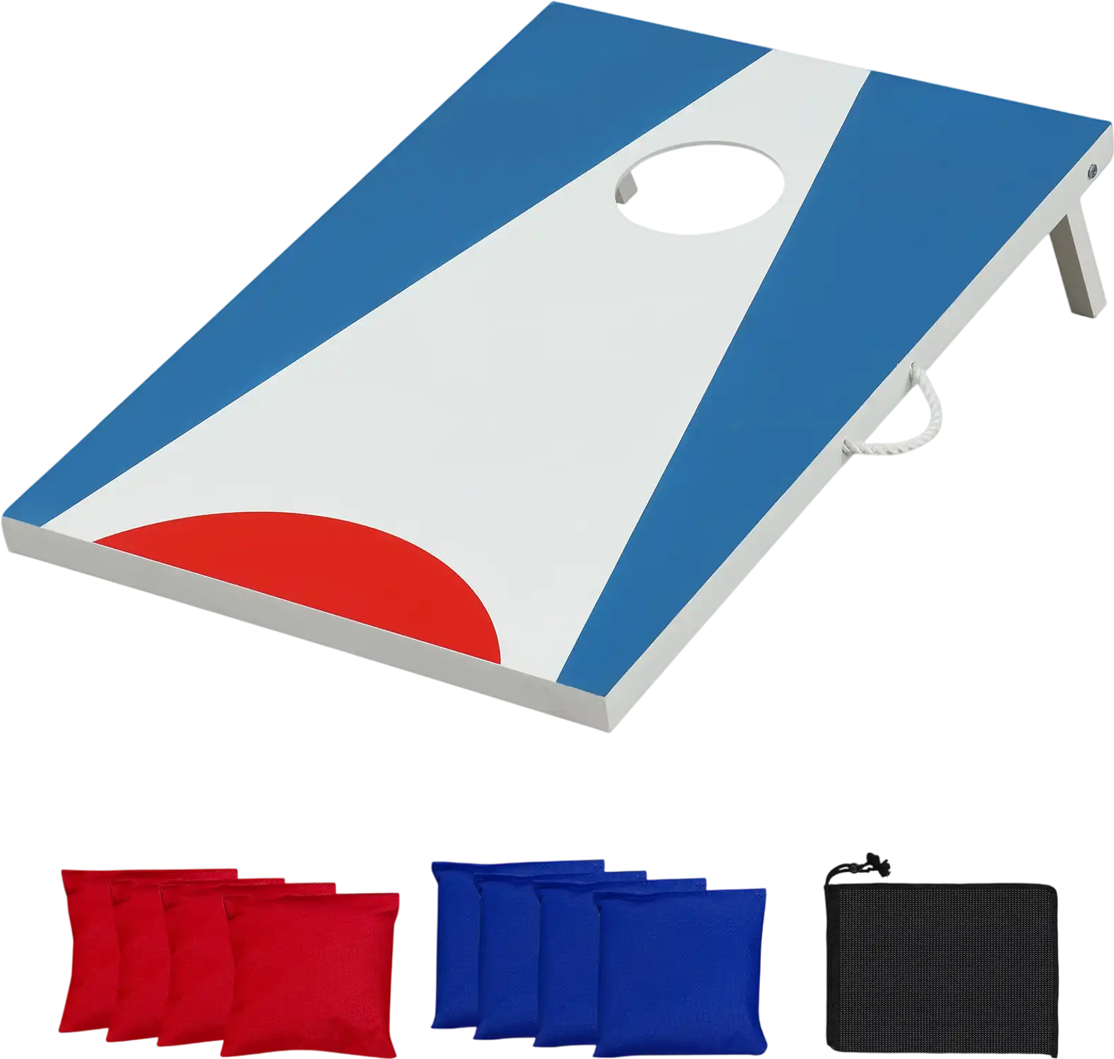 Costway Portable Cornhole Board Foldable Legs Side Handle 428739615 New