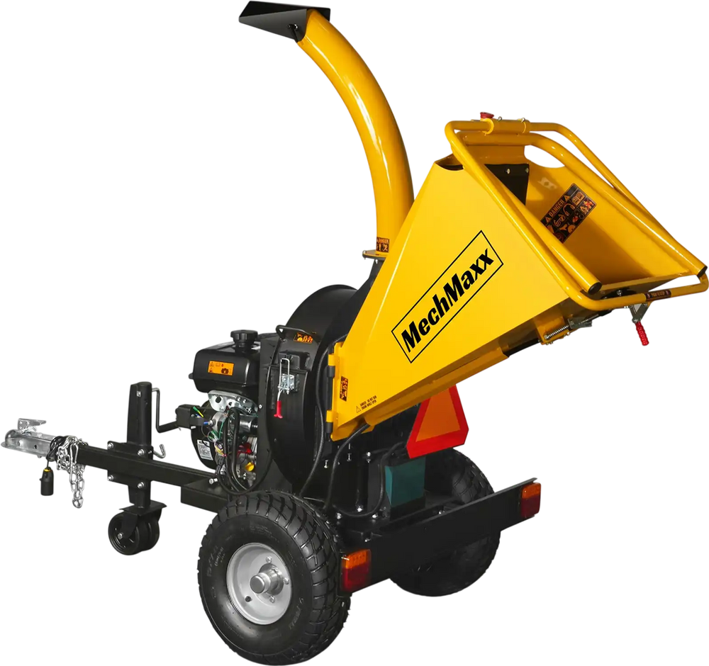 5 inch E-Start KOHLER 429cc 14hp Gasoline Engine Powered Disc Wood Chipper with Taillight ,  P4205