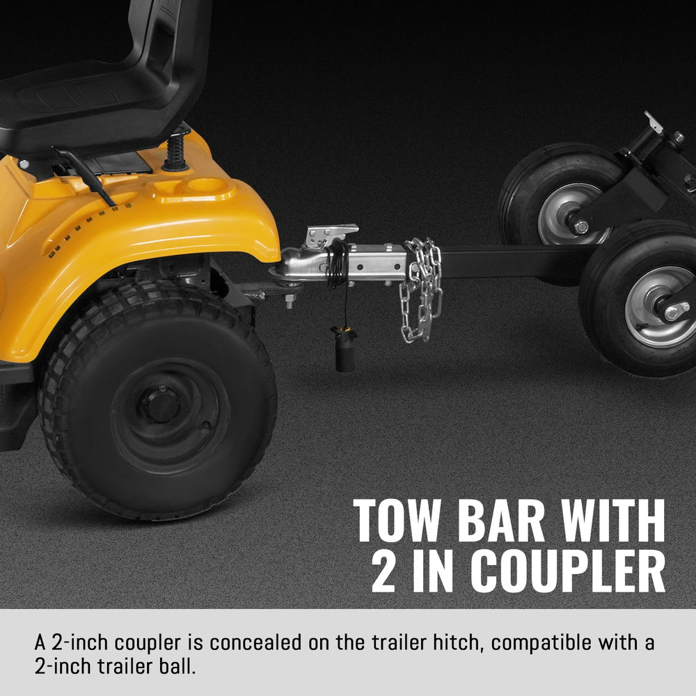 6 inch E-start Zonsen 420cc 13.4hp Gas Powered 4 - Wheel Drum Wood Chipper with Taillight ,  B150