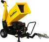 5 inch E-start DUCAR 420cc 15hp Gasoline Engine Powered Drum Wood Chipper with Towbar ,  PGS1500