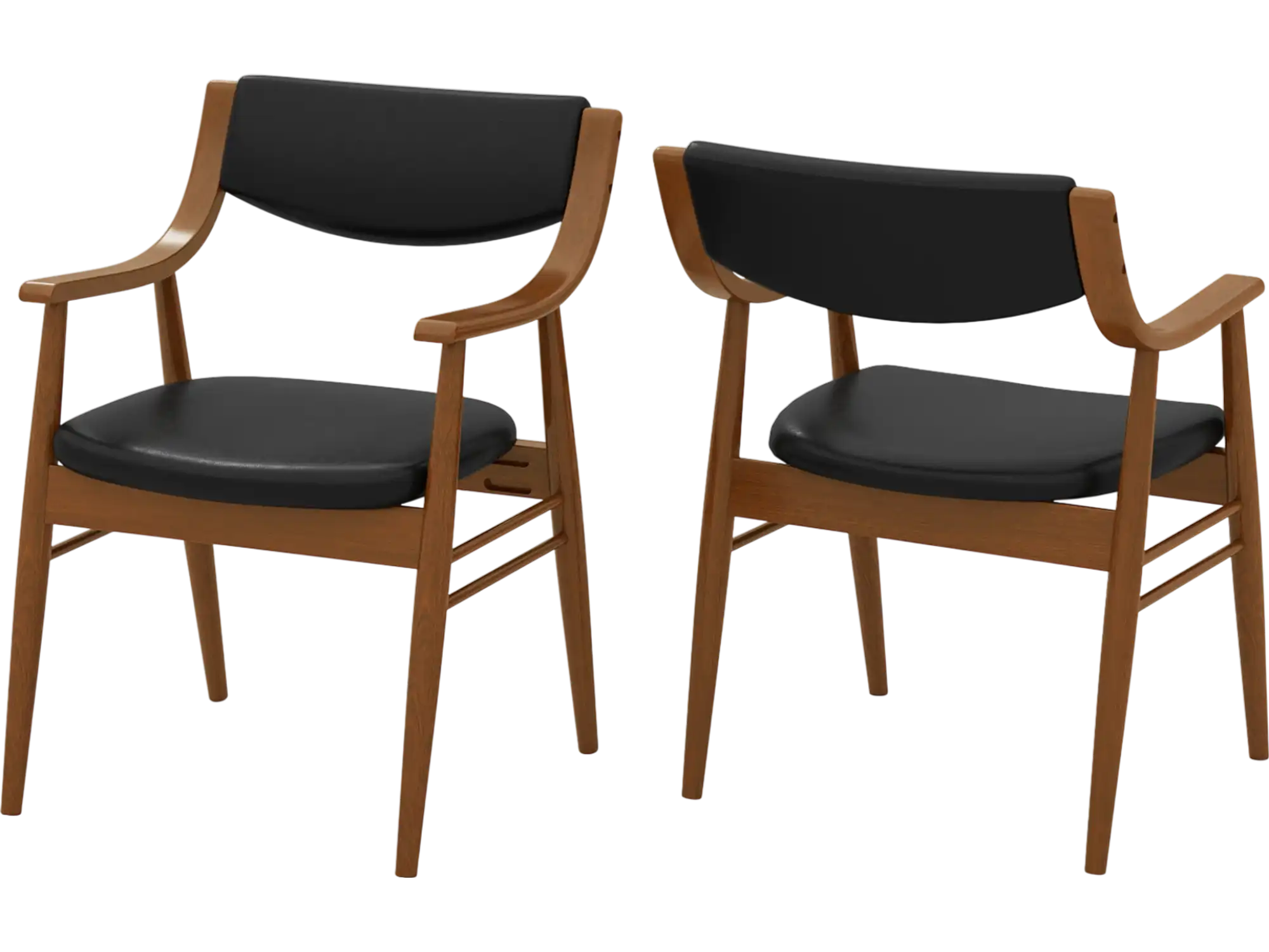 Costway Wooden Dining Chairs Set of 2 Padded Seat Back 17958236 New