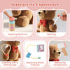Wooden doctor playset with stethoscope and medical accessories for toddlers, promoting imaginative and educational play.