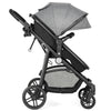2-in-1 Foldable Pushchair Newborn Infant Baby Stroller-Gray - Gallery View 1 of 10
