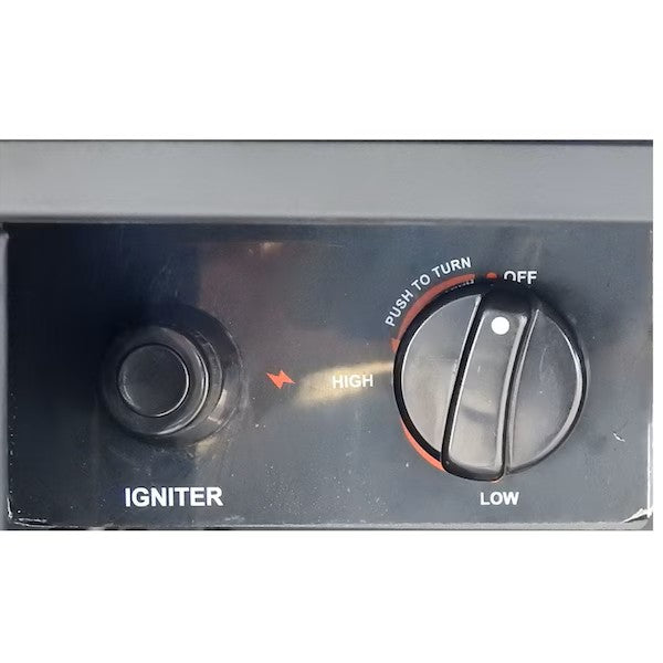 AZ Fire Pit Rectangular Granite Top 60" x 31.5" with Wind Screen Propane 50,000 BTU New