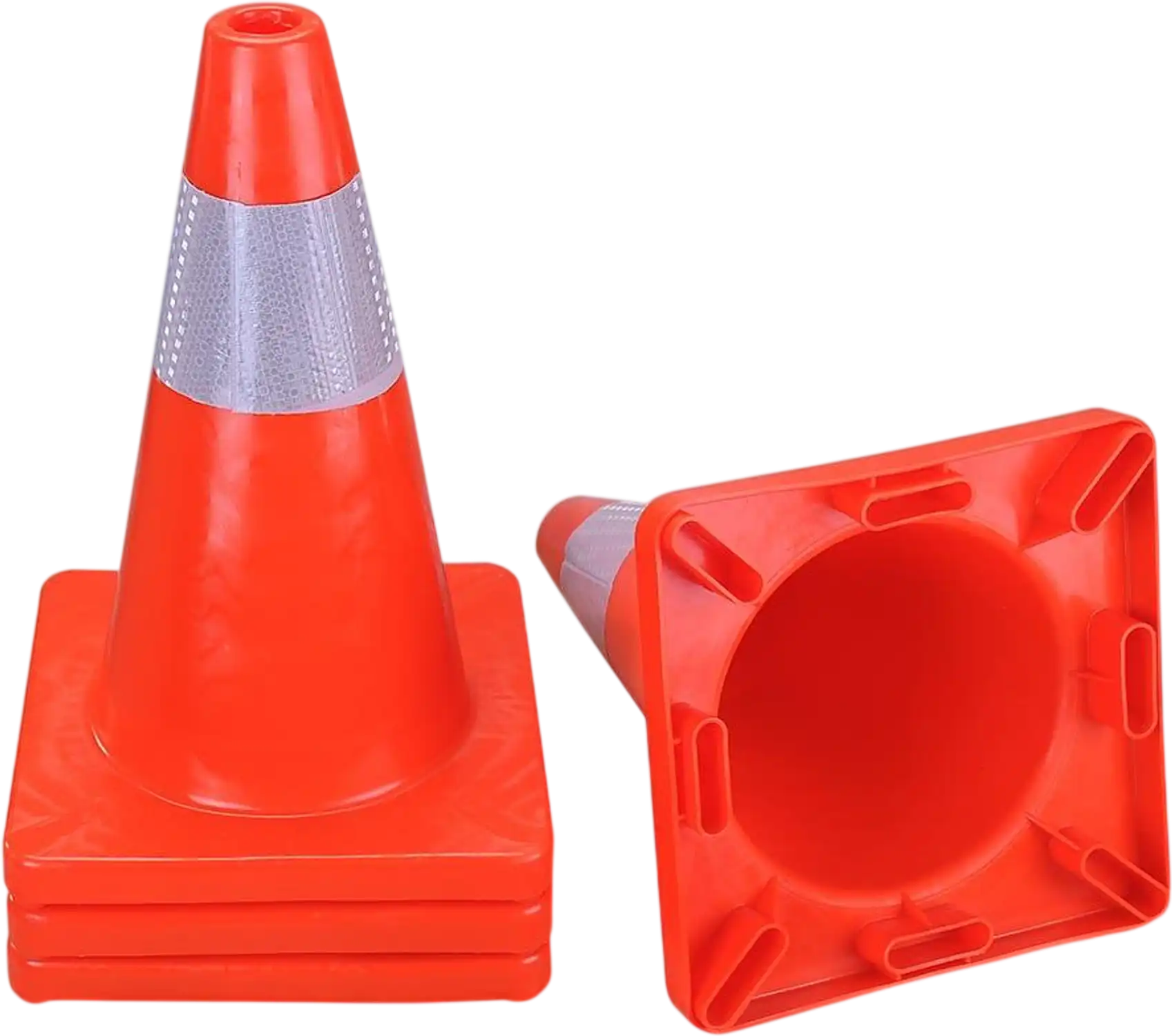 Yescom Road Traffic Safety Cone 18-In Reflective Collar 4pcs New