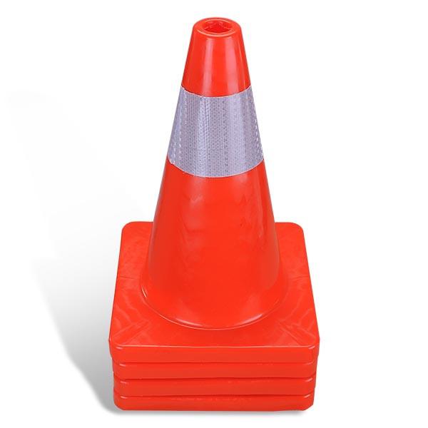 Yescom Road Traffic Safety Cone 18-In Reflective Collar 4pcs New