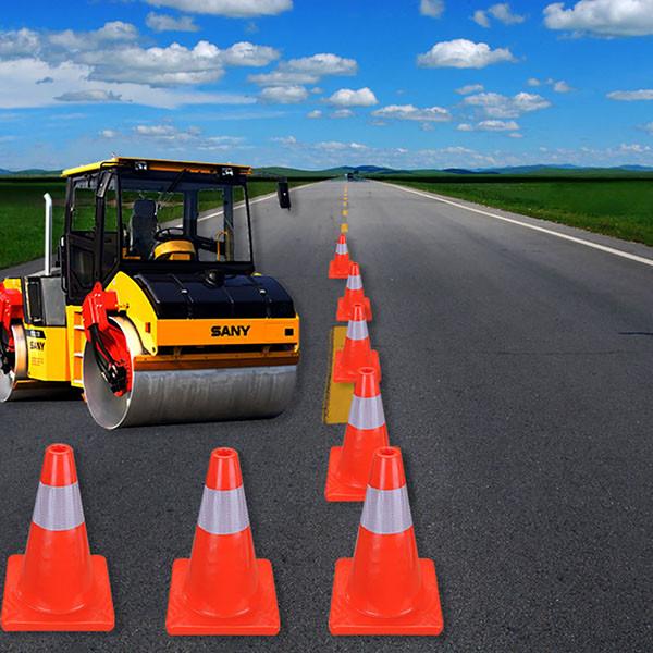 Yescom Road Traffic Safety Cone 18-In Reflective Collar 4pcs New