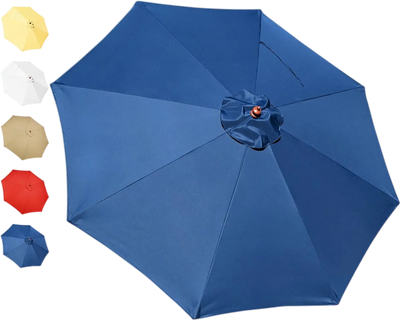 Yescom Outdoor Market Umbrella Replacement Canopy 9' 8-Rib New