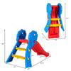 Colorful children's folding up-down slide with non-toxic HDPE construction, easy to wipe clean, ideal for ages 2-5.