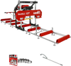 36" MAX Portable Sawmill,  25HP 750cc ZONSEN V-Twin Engine,  36" Board Width,  20' Track Length,  (10 x Blades Included),  SM-36MAX