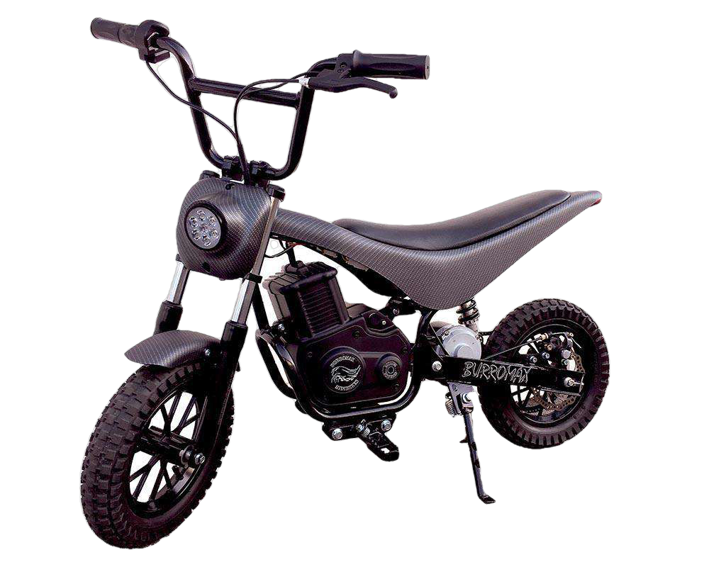 Burromax TT750R 36V 750W Kids Off Road Electric Lithium Ion Powered Ride On Mini Pocket Dirt Bike Matte Black New