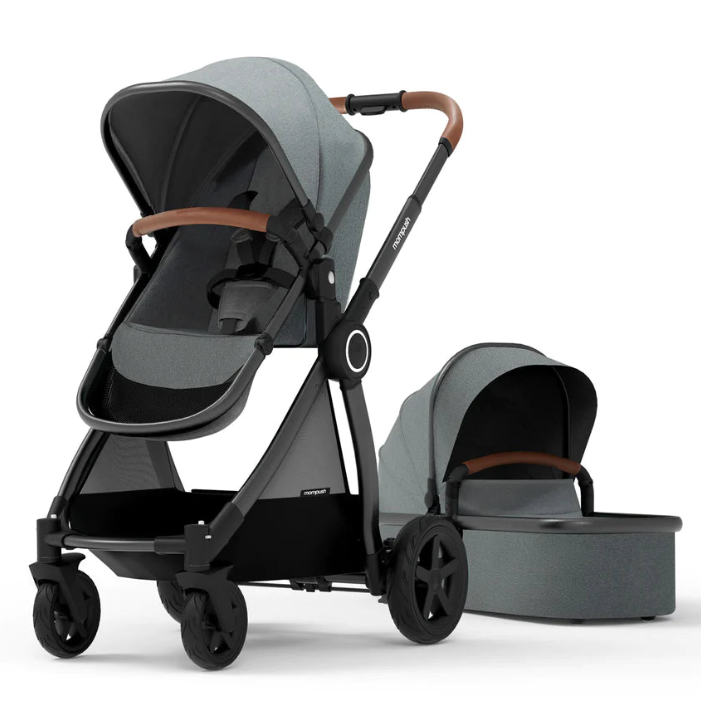 Mompush Ultimate Bassinet Compact Self Standing Fold Reversible