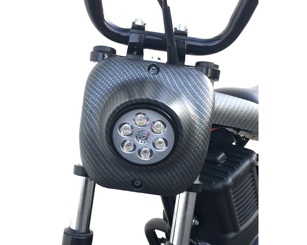 Burromax TT750R 36V 750W Kids Off Road Electric Lithium Ion Powered Ride On Mini Pocket Dirt Bike Matte Black Carbon Fiber New