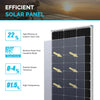 Renogy RNG-100D-SS-US 100 Watt 12 Volt Compact Monocrystalline Solar Panel New
