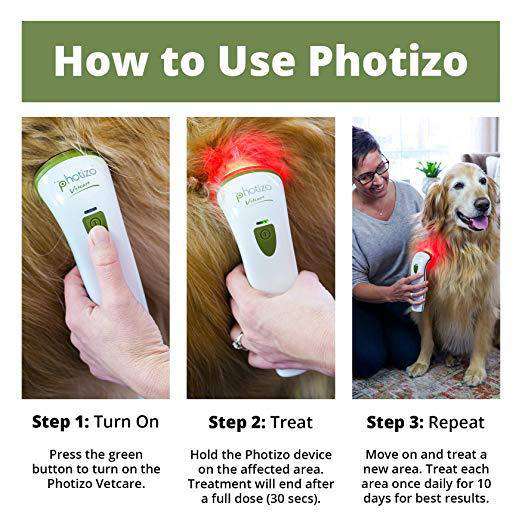 Photizo Vetcare Infrared and red Animal Healing Light Laser Therapy New