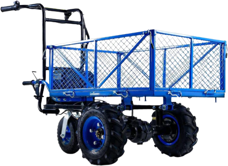 Landworks GUO026 48V Self-Propelled 500 lbs Capacity Electric Utility Wagon with Modular Cargo Bed New