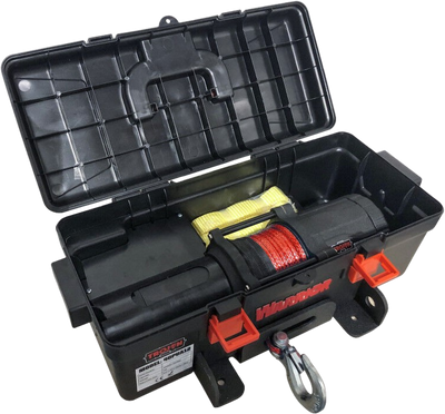 DK2 40PUA12 4,000 lbs. Capacity Warrior Trojan Electric Synthetic Winch Cable New